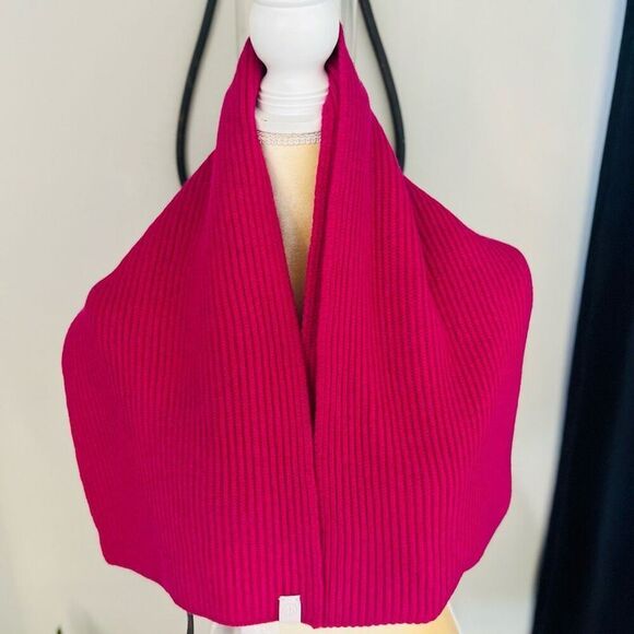 RAG & BONE Addie Cashmere Scarf Wrap, 100% Cashmere, Cozy Warm, Plum, NWT - Picture 9 of 11